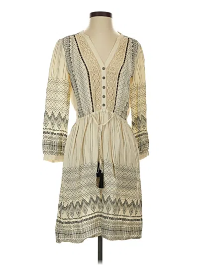 Pre-owned Floreat Casual Dress In White