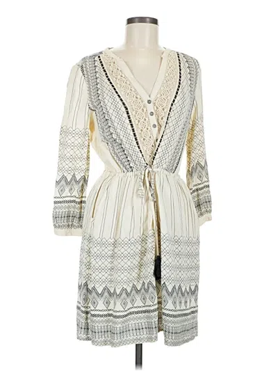 Pre-owned Floreat Casual Dress In White