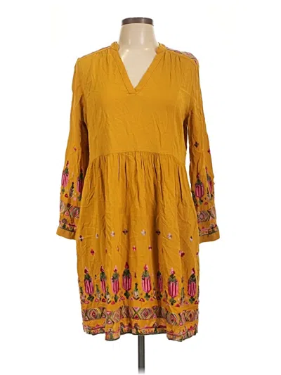 Pre-owned Floreat Casual Dress In Yellow
