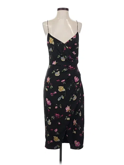 Pre-owned Floreat Cocktail Dress In Black