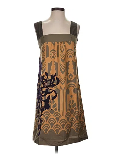 Pre-owned Floreat Cocktail Dress In Brown