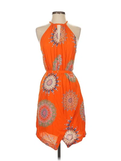 Pre-owned Floreat Cocktail Dress In Orange