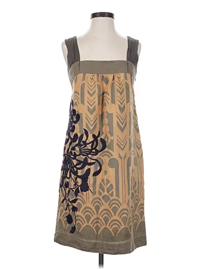 Pre-owned Floreat Cocktail Dress In Tan