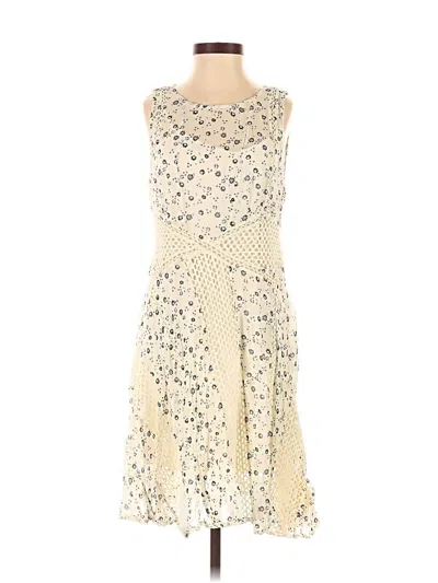 Pre-owned Floreat Cocktail Dress In White