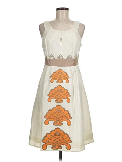 Pre-owned Floreat Cocktail Dress In White