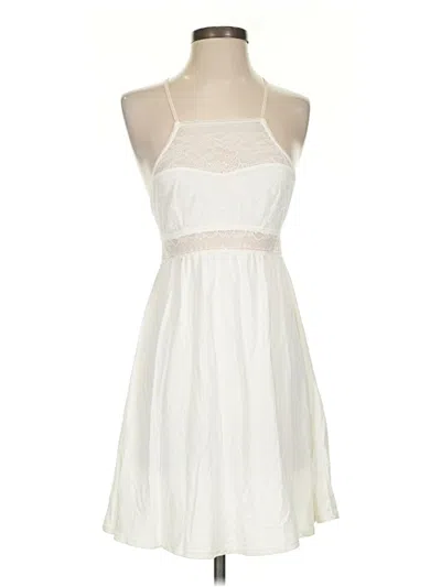Pre-owned Floreat Cocktail Dress In White