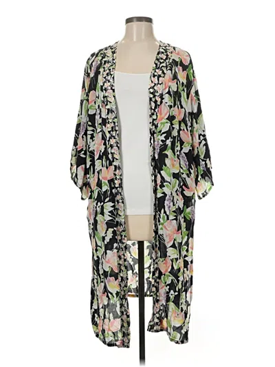 Pre-owned Floreat Kimono In Black