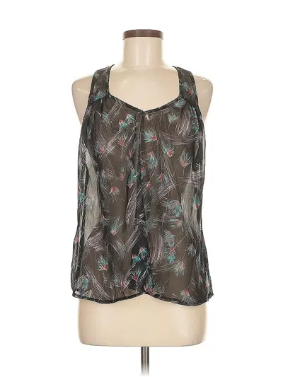 Pre-owned Floreat Sleeveless Blouse In Black