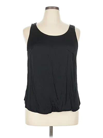 Pre-owned Floreat Sleeveless Blouse In Black
