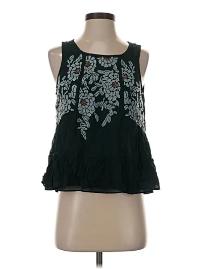 Pre-owned Floreat Sleeveless Blouse In Black