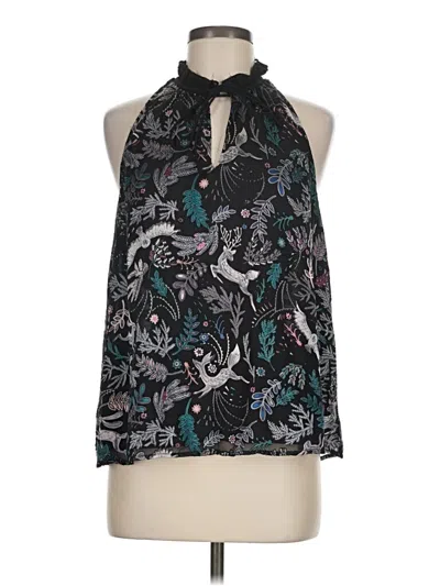Pre-owned Floreat Sleeveless Blouse In Black