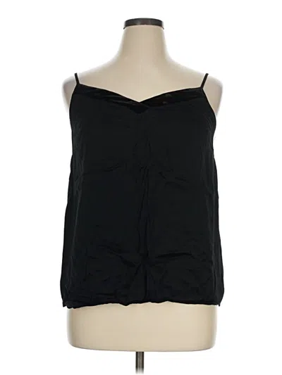 Pre-owned Floreat Sleeveless Blouse In Black