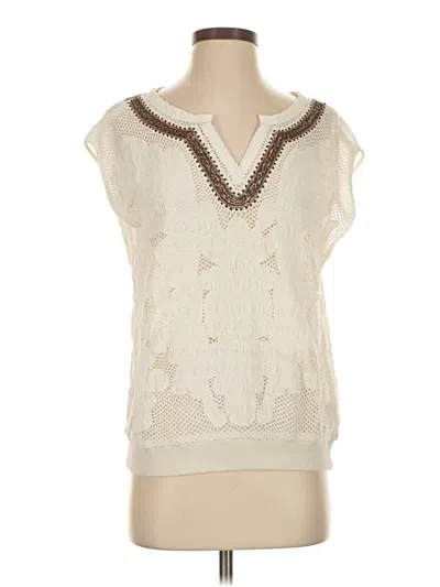Pre-owned Floreat Sleeveless Blouse In Ivory