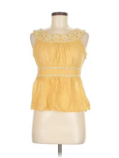 Pre-owned Floreat Sleeveless Blouse In Orange