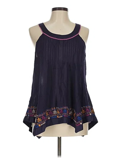 Pre-owned Floreat Sleeveless Blouse In Purple