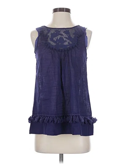 Pre-owned Floreat Sleeveless Blouse In Purple