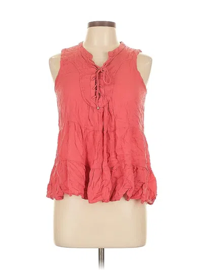 Pre-owned Floreat Sleeveless Blouse In Red