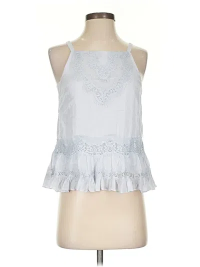 Pre-owned Floreat Sleeveless Blouse In Silver