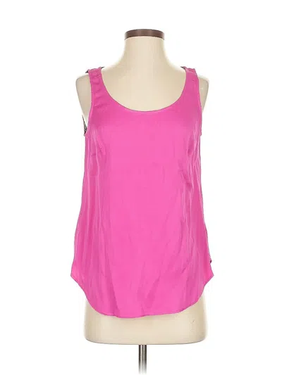 Pre-owned Floreat Sleeveless Top Pink Scoop Neck Tops