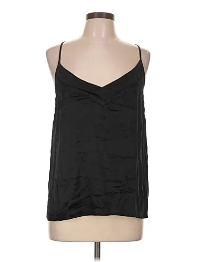 Pre-owned Floreat Tank Top Black Halter Neckline Tops