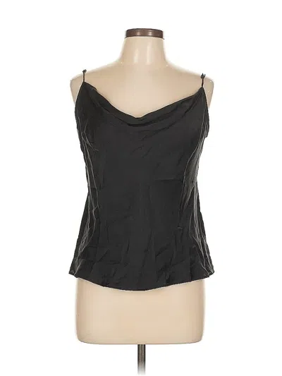 Pre-owned Floreat Tank Top Black Strapless Neckline Tops