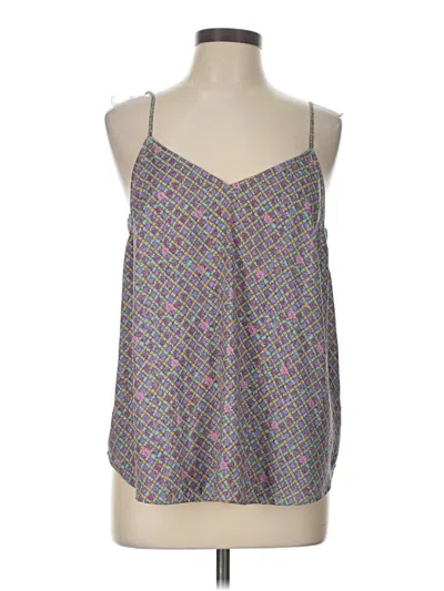 Pre-owned Floreat Tank Top Gray Sweetheart Neckline Tops