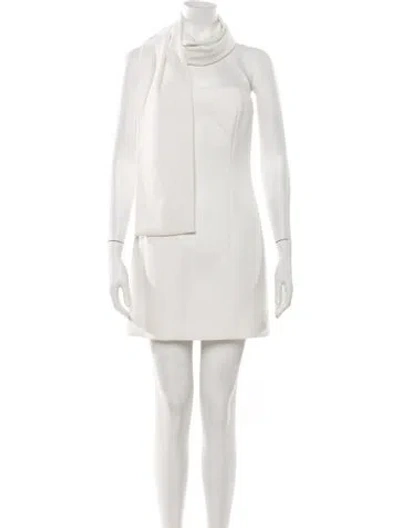 Pre-owned Florence & Fortitude Strapless Mini Dress In Neutrals