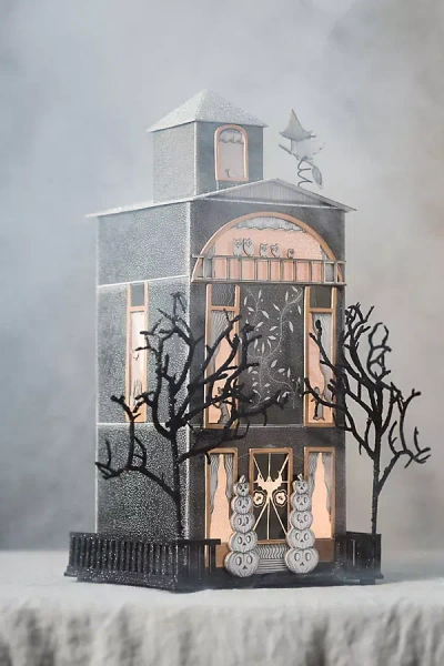 Florence Balducci Led Light-up Decorative House In Multi