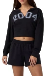Florence By Mills 2004 Split Neck Sweatshirt