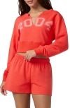 Florence By Mills 2004 Split Neck Sweatshirt