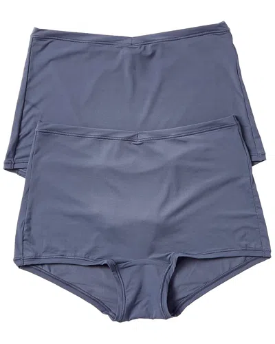 Florence By Mills 2pk Soft Girl Flex Boyshort In Grey
