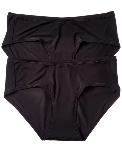 Florence By Mills 2pk Soft Girl Flex Hipster In Black
