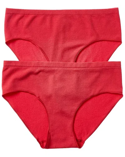 Florence By Mills 2pk Softie Seamless Hipster In Red