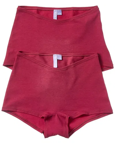 Florence By Mills 2pk Softie Shortie In Red