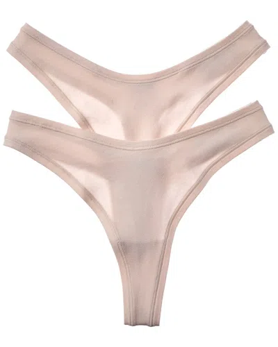 Florence By Mills 2pk Softie Thong In Neutral