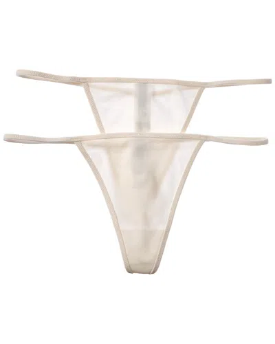Florence By Mills 2pk String Thong In Neutral