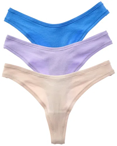Florence By Mills 3pk Thong In Multi