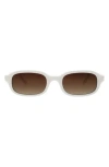 Florence By Mills 49mm Rectangular Sunglasses