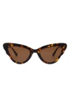 Florence By Mills 51mm Butterfly Sunglasses In Brown