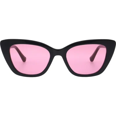 Florence By Mills 51mm Cat Eye Sunglasses In Black