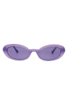 Florence By Mills 52mm Oval Sunglasses In Purple