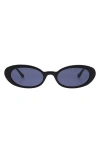 Florence By Mills 52mm Oval Sunglasses In Blue