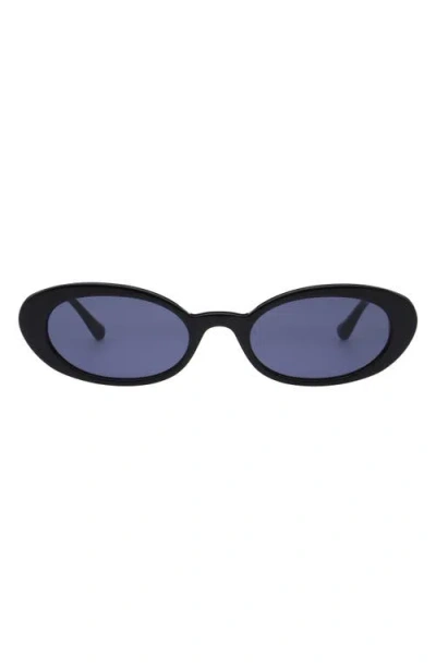 Florence By Mills 52mm Oval Sunglasses In Blue