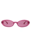 Florence By Mills 52mm Oval Sunglasses In Pink
