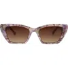 Florence By Mills 53mm Cat Eye Sunglasses In Multi