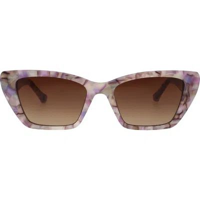 Florence By Mills 53mm Cat Eye Sunglasses In Multi