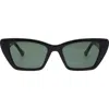 Florence By Mills 53mm Cat Eye Sunglasses In Green