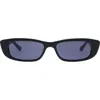 Florence By Mills 53mm Rectangular Sunglasses In Purple