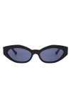 Florence By Mills 54mm Cat Eye Sunglasses In Black