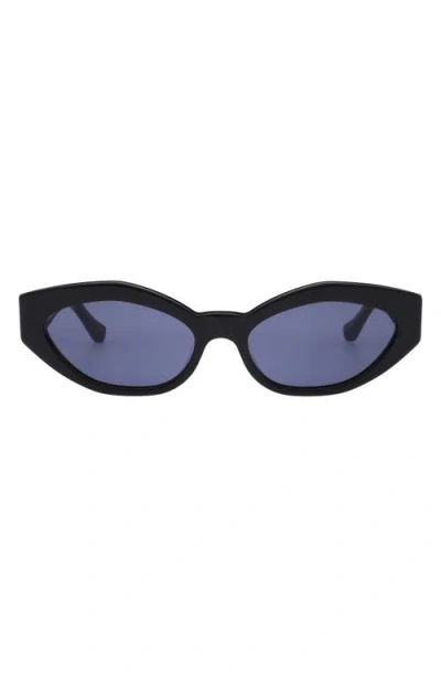 Florence By Mills 54mm Cat Eye Sunglasses In Black